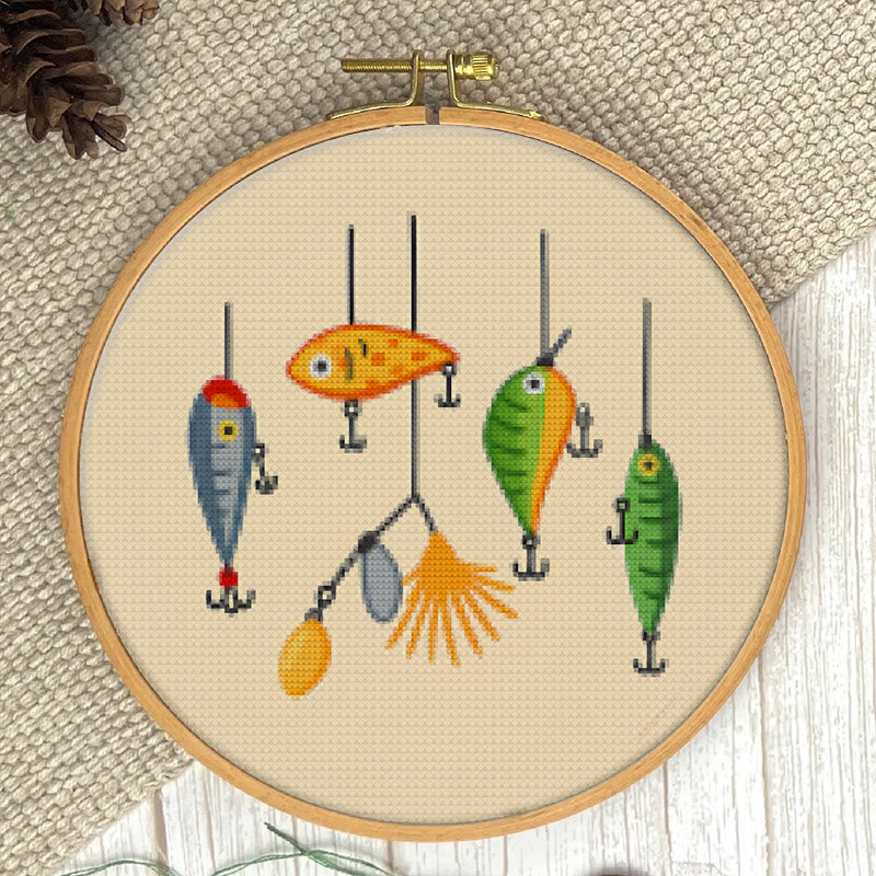Cross Stitch Kit - Fishing Enthusiast | Creative Stitch Craft | Nice Needlepoint Gifts - image 6