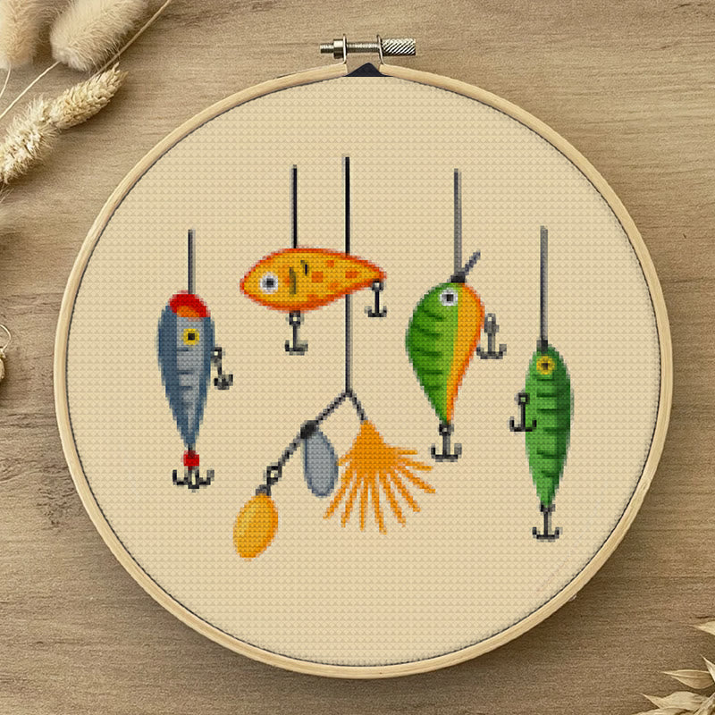 Cross Stitch Kit - Fishing Enthusiast | Creative Stitch Craft | Nice Needlepoint Gifts - image 8