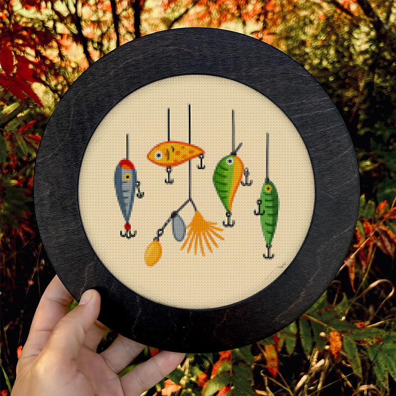 Cross Stitch Kit - Fishing Enthusiast | Creative Stitch Craft | Nice Needlepoint Gifts - image 7