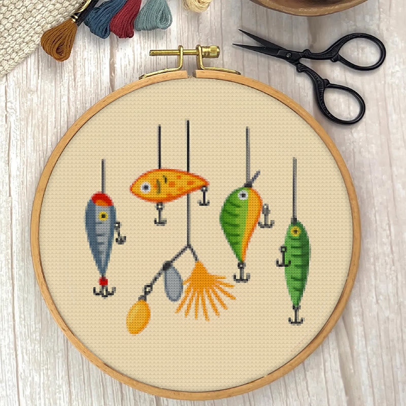 Cross Stitch Kit - Fishing Enthusiast | Creative Stitch Craft | Nice Needlepoint Gifts - image 3
