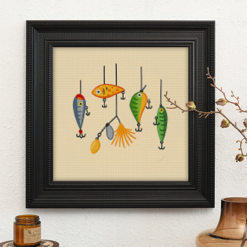 Cross Stitch Kit - Fishing Enthusiast | Creative Stitch Craft | Nice Needlepoint Gifts - image 9