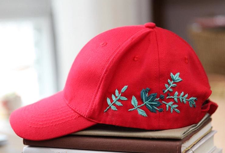 Embroidery Flower Baseball Cap Kit |  Diy Stylish Hat Craft | Unique Handmade Birthday Gifts - image 5