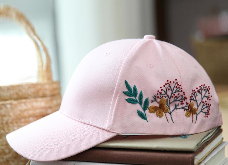 Embroidery Flower Baseball Cap Kit |  Diy Stylish Hat Craft | Unique Handmade Birthday Gifts - image 6