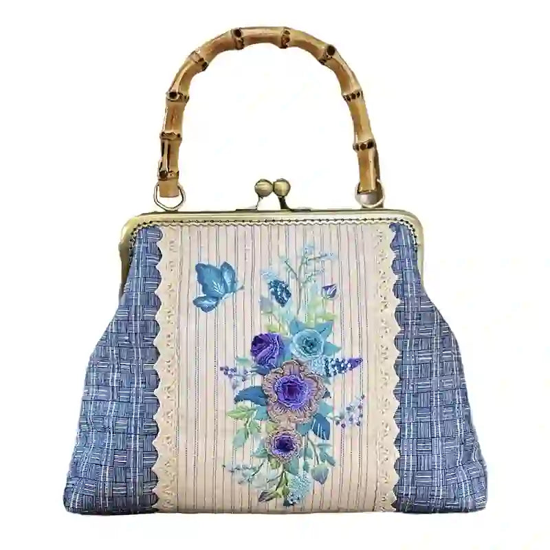 Handmade Floral Handbag Kit | Unique Elegant Clutch Bag  | Nice Gifts For Mother - image 5