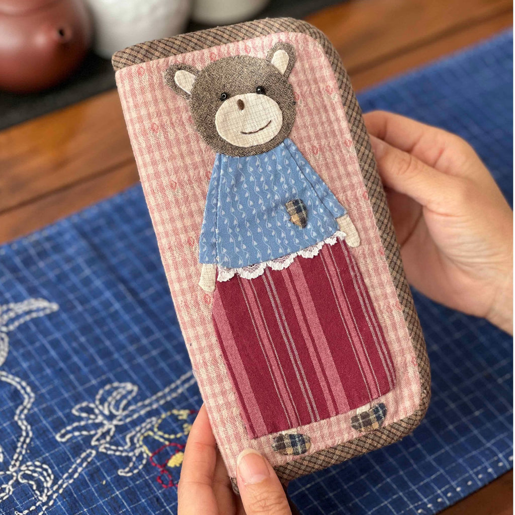 Handmade Adorable Bear Wallet Kit | Multi-layer Purse | Nice Couple Wallet | Unique Diy Gifts - B - image 2