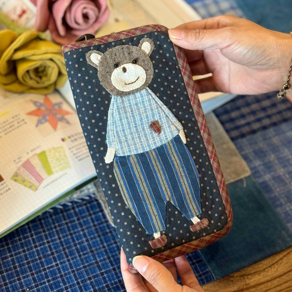Handmade Adorable Bear Wallet Kit | Multi-layer Purse | Nice Couple Wallet | Unique Diy Gifts - A - image 1