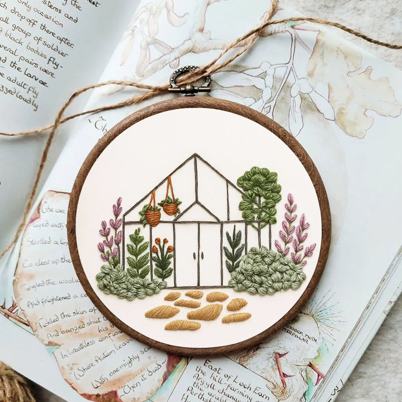 Rubbyoo Embroidery Kit - Beauty Greenhouse | Handmade Craft | Decorative Housewarming Gifts  - image 3