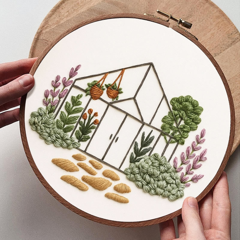 Rubbyoo Embroidery Kit - Beauty Greenhouse | Handmade Craft | Decorative Housewarming Gifts  - image 5