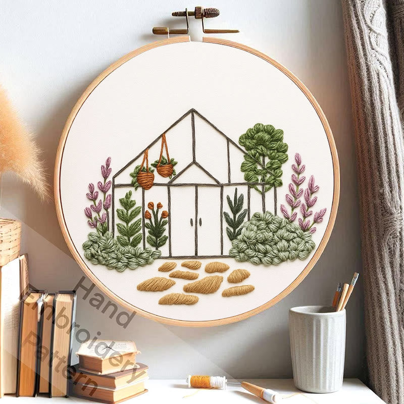 Rubbyoo Embroidery Kit - Beauty Greenhouse | Handmade Craft | Decorative Housewarming Gifts  - image 2