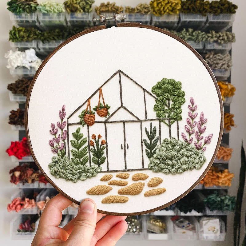 Rubbyoo Embroidery Kit - Beauty Greenhouse | Handmade Craft | Decorative Housewarming Gifts  - image 7