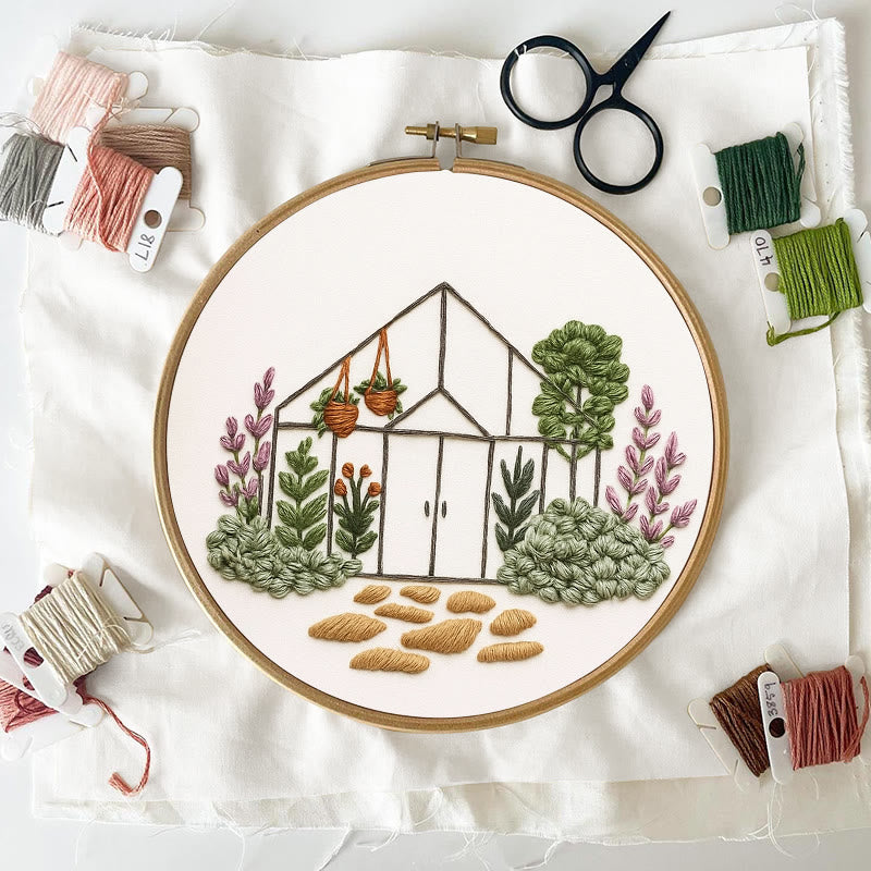 Rubbyoo Embroidery Kit - Beauty Greenhouse | Handmade Craft | Decorative Housewarming Gifts  - image 4