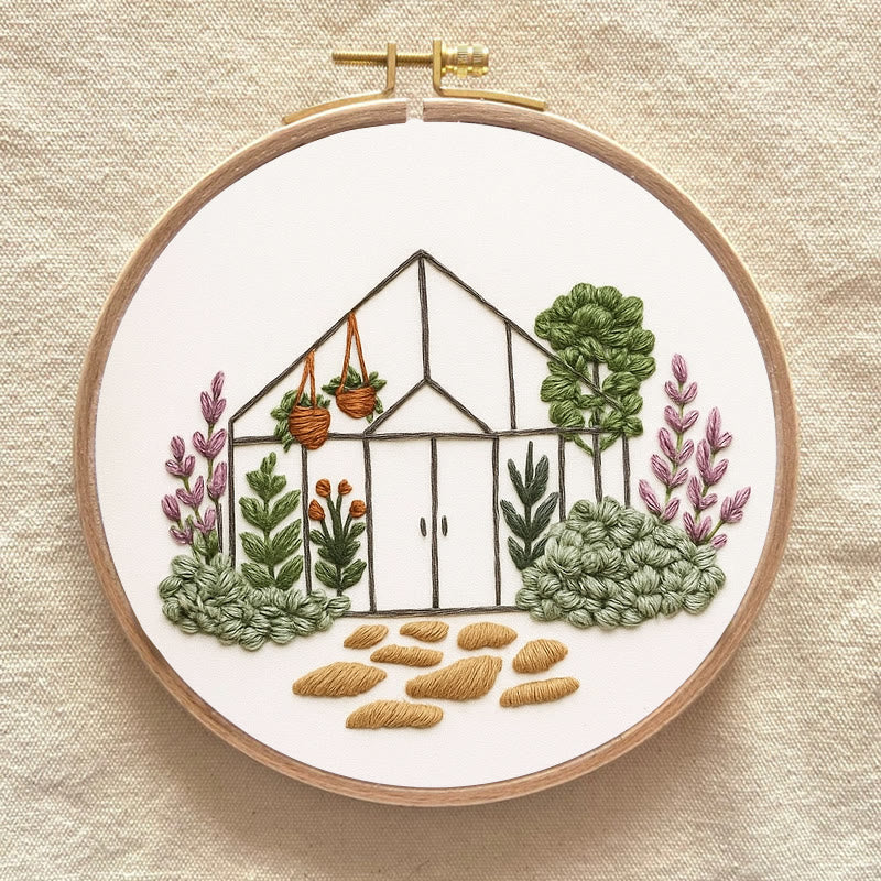 Rubbyoo Embroidery Kit - Beauty Greenhouse | Handmade Craft | Decorative Housewarming Gifts  - image 8