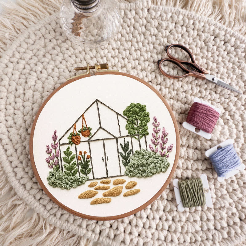Rubbyoo Embroidery Kit - Beauty Greenhouse | Handmade Craft | Decorative Housewarming Gifts  - image 6