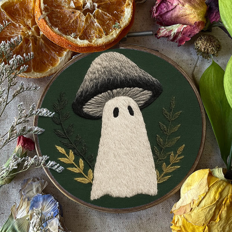 Rubbyoo Embroidery Kit - Spooky Mushroom | Helloween Home Decor |  Diy Handicraft  - image 6