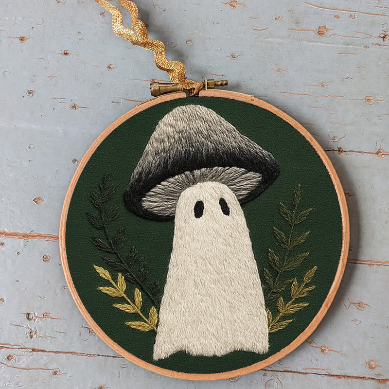 Rubbyoo Embroidery Kit - Spooky Mushroom | Helloween Home Decor |  Diy Handicraft  - image 5