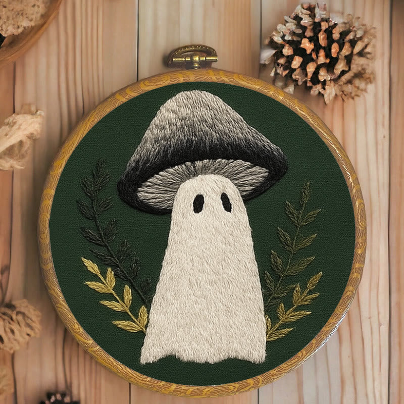 Rubbyoo Embroidery Kit - Spooky Mushroom | Helloween Home Decor |  Diy Handicraft  - image 7