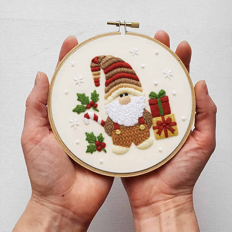 Rubbyoo Embroidery Kit - Christmas Gnome | Christmas Tree Decor | Diy Home Hanging Gifts  - image 8