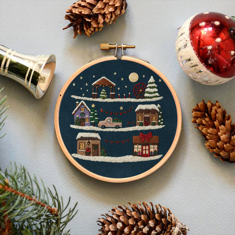 Rubbyoo Embroidery Kit - Christmas Eve | Christmas Home Ornament | Holiday Handmade Craft  - image 6