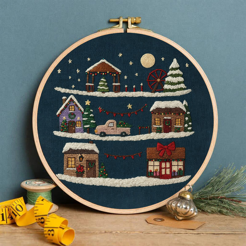 Rubbyoo Embroidery Kit - Christmas Eve | Christmas Home Ornament | Holiday Handmade Craft  - image 4