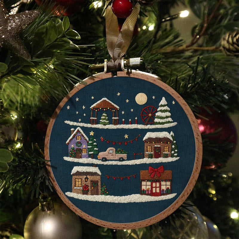 Rubbyoo Embroidery Kit - Christmas Eve | Christmas Home Ornament | Holiday Handmade Craft  - image 5