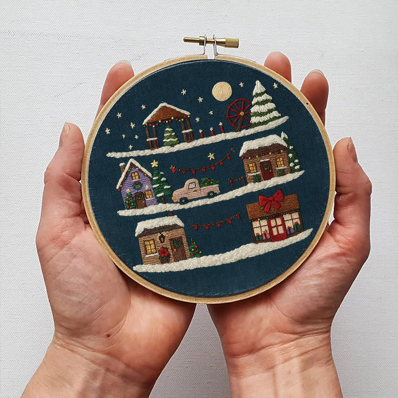 Rubbyoo Embroidery Kit - Christmas Eve | Christmas Home Ornament | Holiday Handmade Craft  - image 8