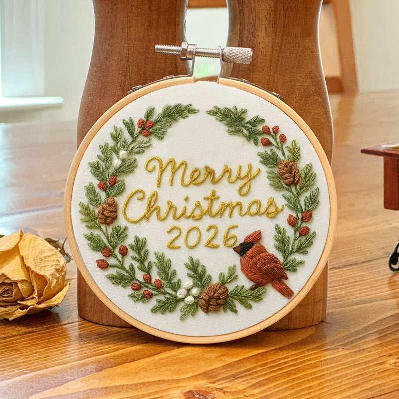 Rubbyoo Embroidery Kit - Merry Christmas | Unique Christmas Handicraft | New Year Gifts For Friends - image 6