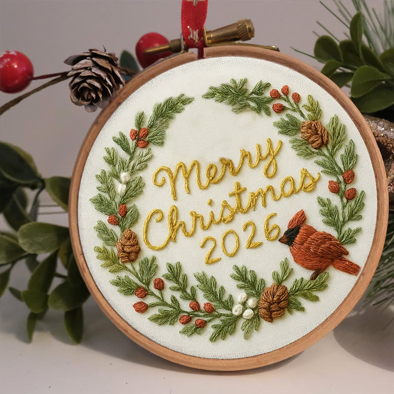 Rubbyoo Embroidery Kit - Merry Christmas | Unique Christmas Handicraft | New Year Gifts For Friends - image 5