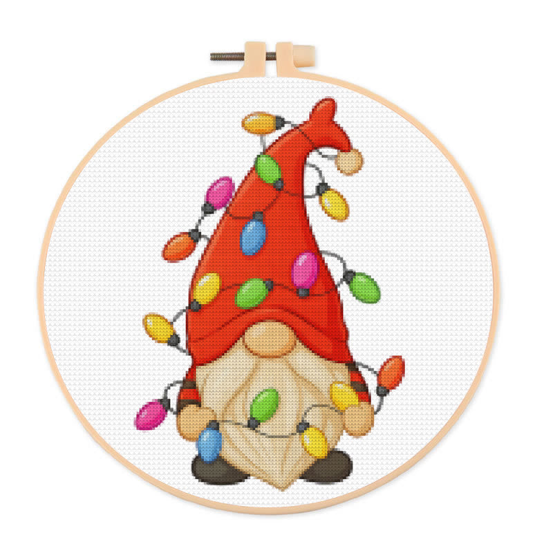 Cross Stitch Kit - Santa Claus | Diy Christmas Handicraft | New Year Decor Present  - 20×20cm - image 0