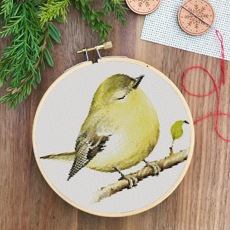 Cross Stitch Kit - Vireo Bird | Handicraft For Bird Lovers | Needle Artwork For Starter - image 4