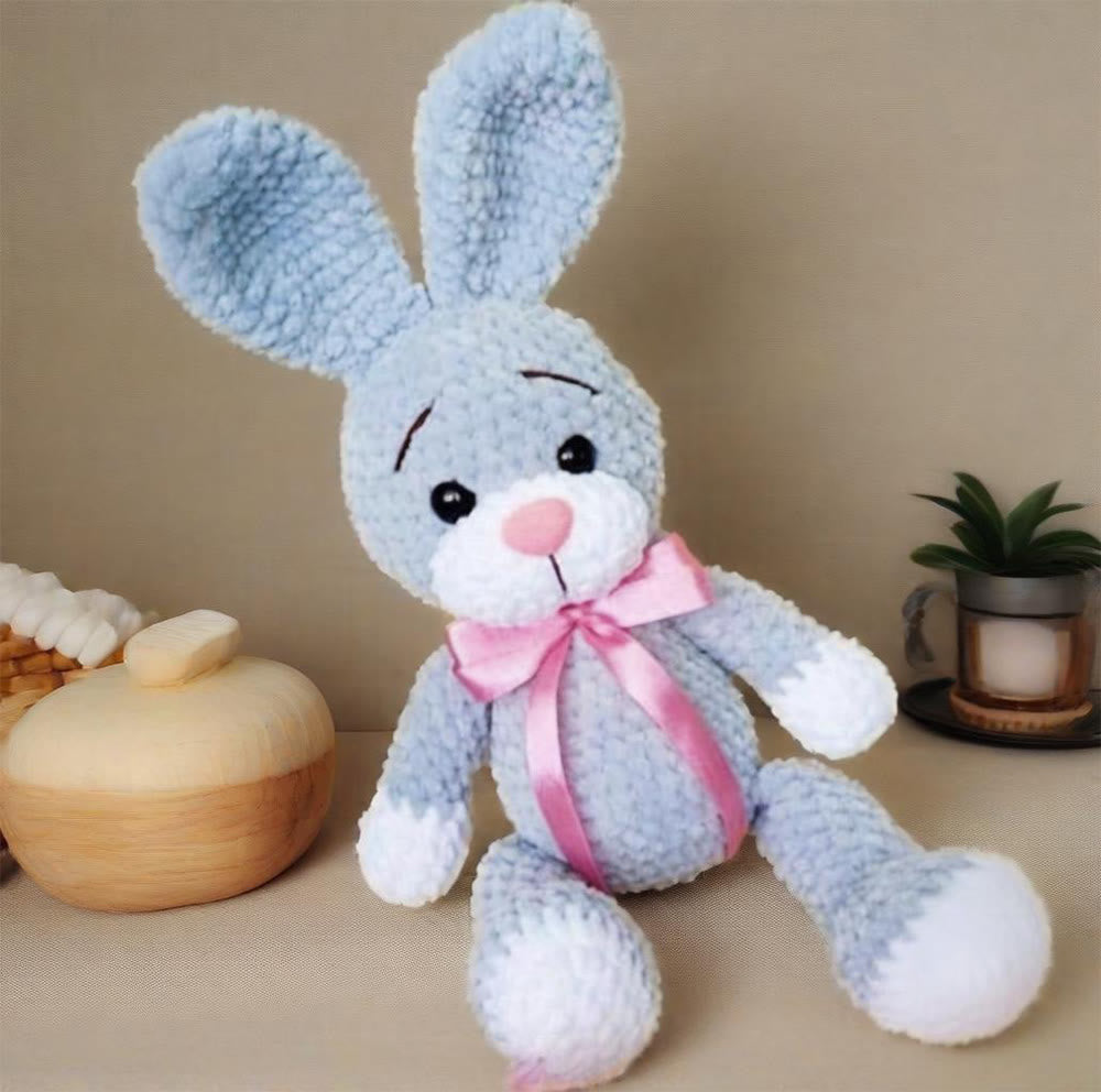 Diy Handmade Plush Rabbit Crochet Kit - Home Decorative Handicraft  | Unique Birthday Gifts Ideal  - image 1