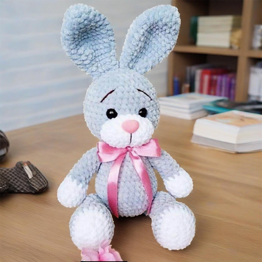 Diy Handmade Plush Rabbit Crochet Kit - Home Decorative Handicraft  | Unique Birthday Gifts Ideal  - Diy Handmade Plush Rabbit Crochet Kit - image 0