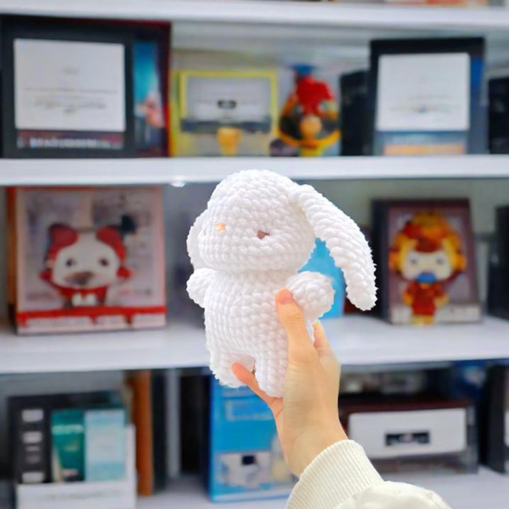 Diy Handmade Chubby Bunny Crochet Kit - Handmade Birthday Gifts For Child | Adorable Animal Craft - image 1