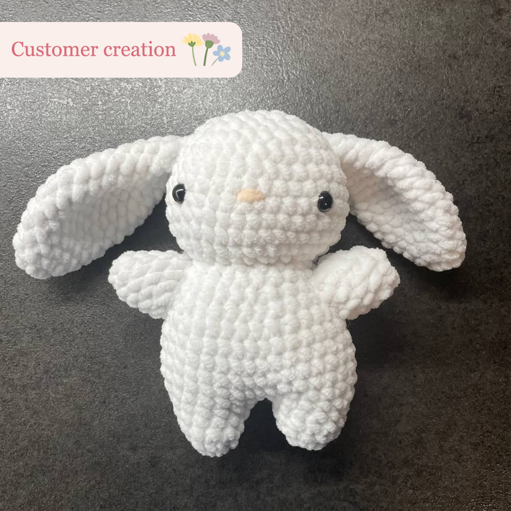 Diy Handmade Chubby Bunny Crochet Kit - Handmade Birthday Gifts For Child | Adorable Animal Craft - image 5