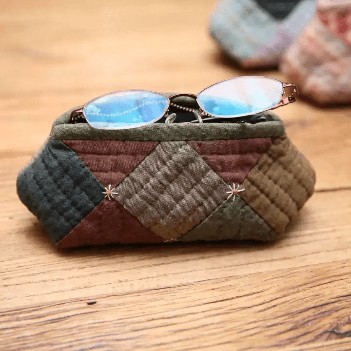 Embroidery Storage Bag  Kits | Handmade Creative Glasses Case | Diy Zipper Pencil Case  - image 1