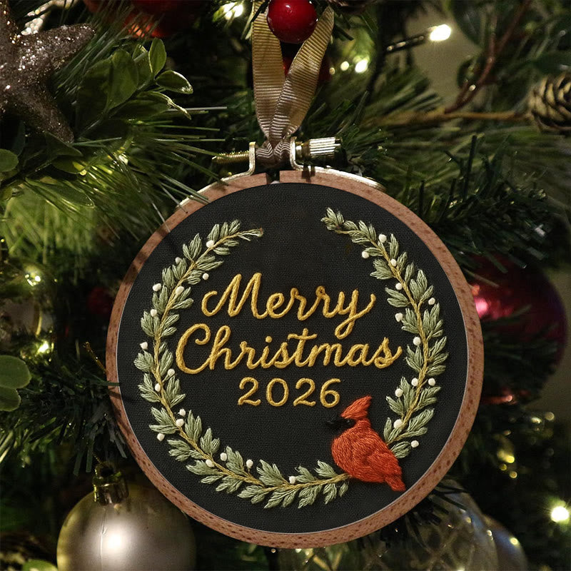 Rubbyoo Embroidery Kit - Marry Christmas Celebration | New Year Handicraft | Festive Hanging Decoration - image 6