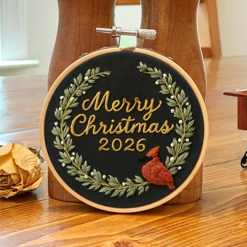 Rubbyoo Embroidery Kit - Marry Christmas Celebration | New Year Handicraft | Festive Hanging Decoration - image 7