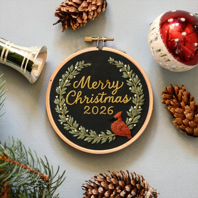 Rubbyoo Embroidery Kit - Marry Christmas Celebration | New Year Handicraft | Festive Hanging Decoration - image 5