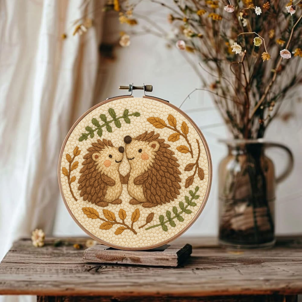 Heartwarming Hedgehog Punch Needle Kit - Cute Animal Handicraft | Perfect Needlework For Craft Lovers - image 9