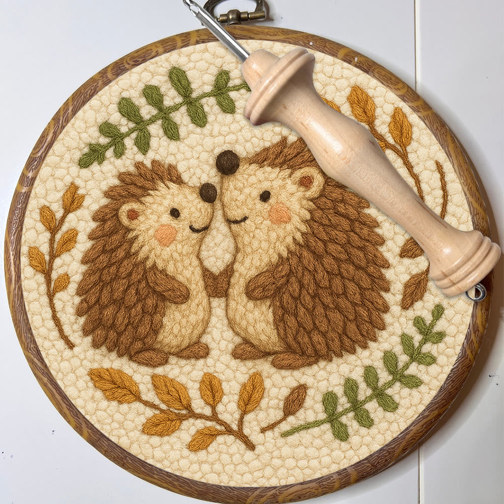 Heartwarming Hedgehog Punch Needle Kit - Cute Animal Handicraft | Perfect Needlework For Craft Lovers - image 4