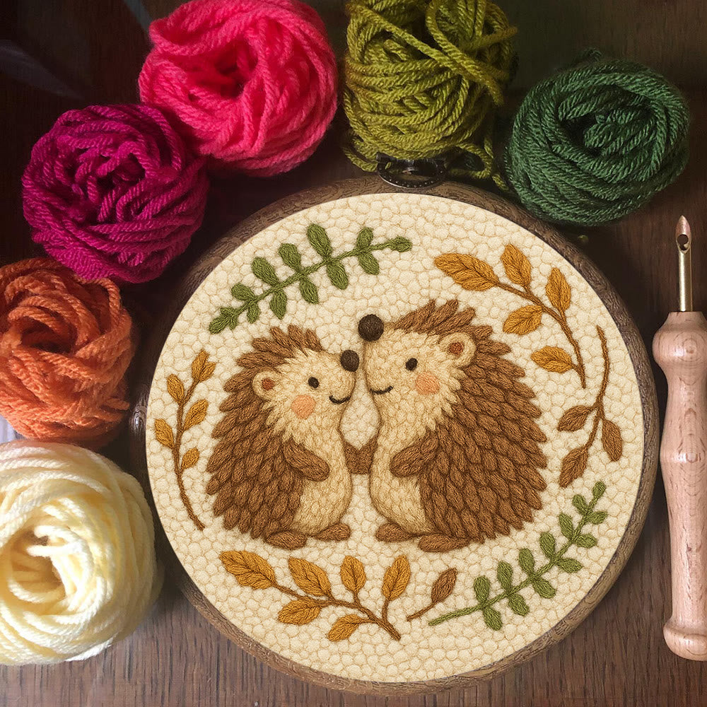 Heartwarming Hedgehog Punch Needle Kit - Cute Animal Handicraft | Perfect Needlework For Craft Lovers - image 7