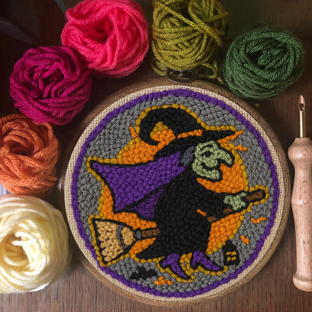 Magic Wizard Punch Needle Kit - Spooky Halloween Gift | Ideal Craft For Home Decor - image 7