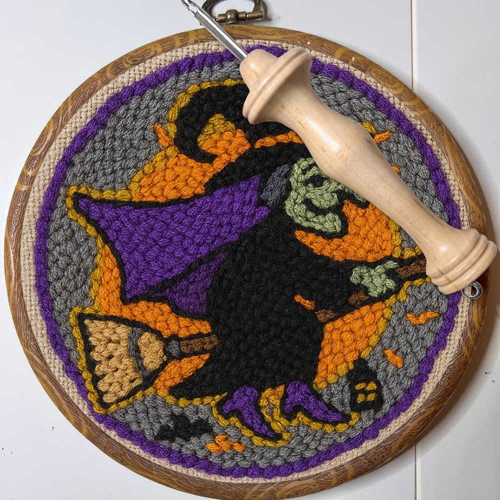 Magic Wizard Punch Needle Kit - Spooky Halloween Gift | Ideal Craft For Home Decor - image 9
