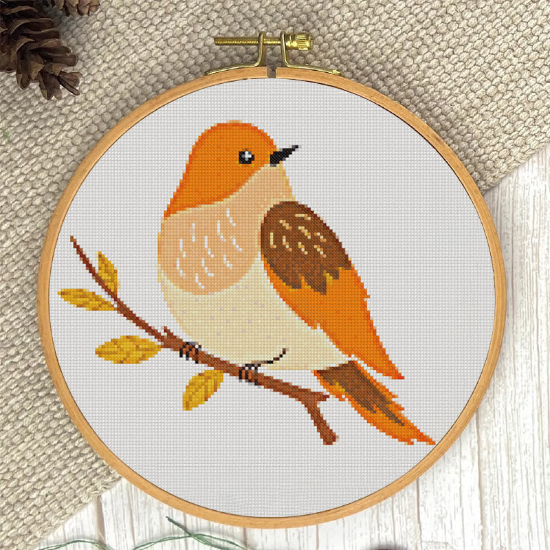  Cross Stitch Kit - Elegant Bird | Adorable Animal Craft | Unique Handmade Ornament - image 5