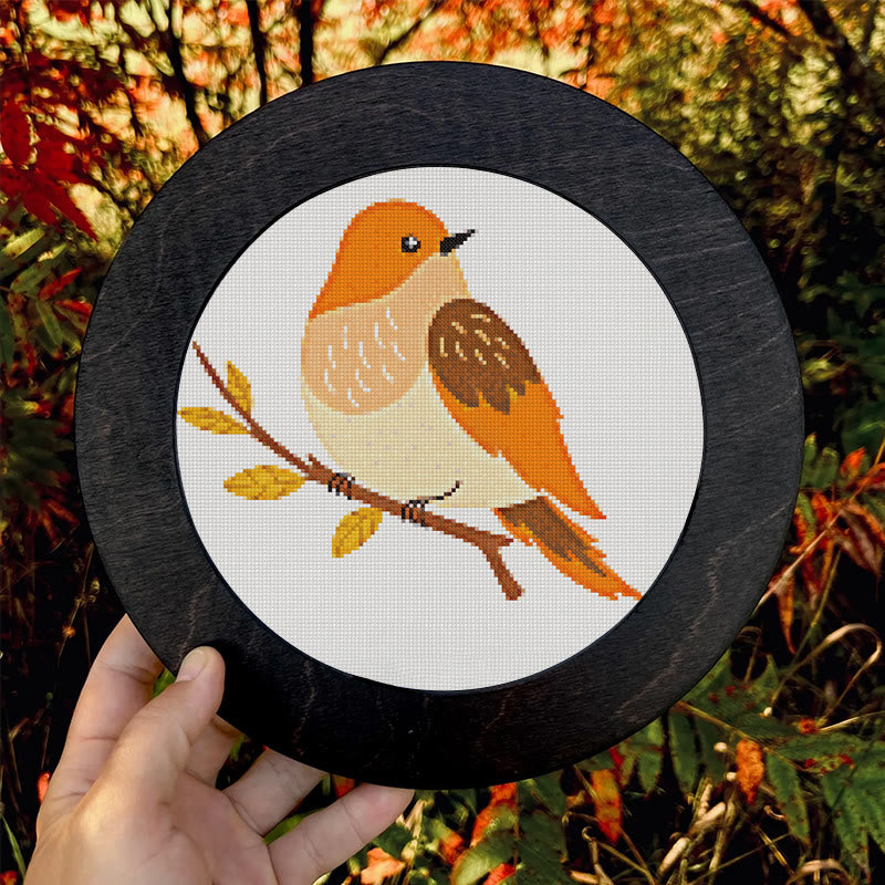  Cross Stitch Kit - Elegant Bird | Adorable Animal Craft | Unique Handmade Ornament - image 9