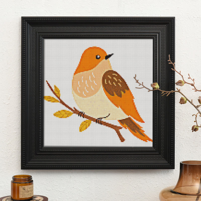  Cross Stitch Kit - Elegant Bird | Adorable Animal Craft | Unique Handmade Ornament - image 8