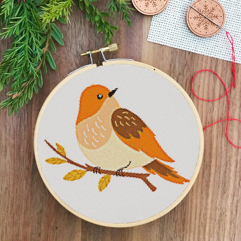  Cross Stitch Kit - Elegant Bird | Adorable Animal Craft | Unique Handmade Ornament - image 6
