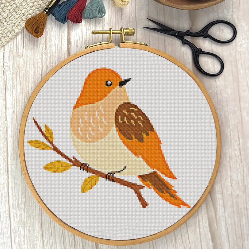  Cross Stitch Kit - Elegant Bird | Adorable Animal Craft | Unique Handmade Ornament - image 3