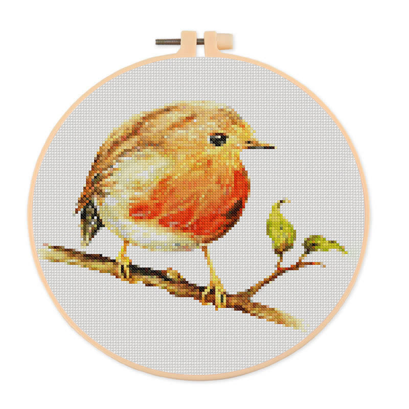  Cross Stitch Kit - Cute Hummingbird | Gifts For Animal Lovers |  Handmade Home Decor - 20×20cm - image 0