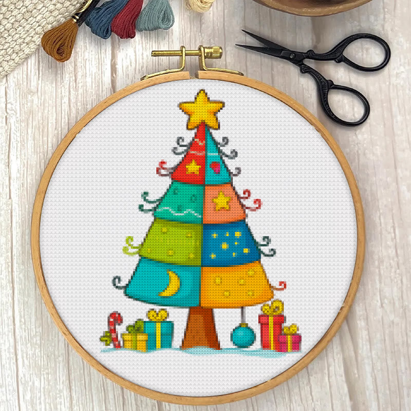  Cross Stitch Kit - Stylish Christmas Tree | Holiday Handmade Gifts | Nice For Christmas Decoration - image 4