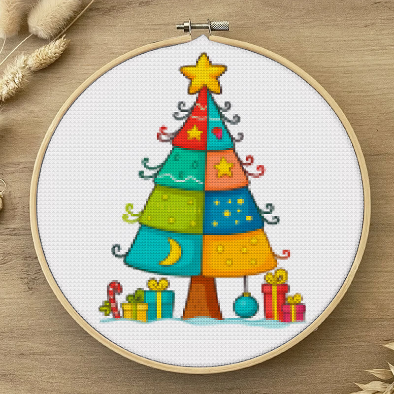  Cross Stitch Kit - Stylish Christmas Tree | Holiday Handmade Gifts | Nice For Christmas Decoration - image 2